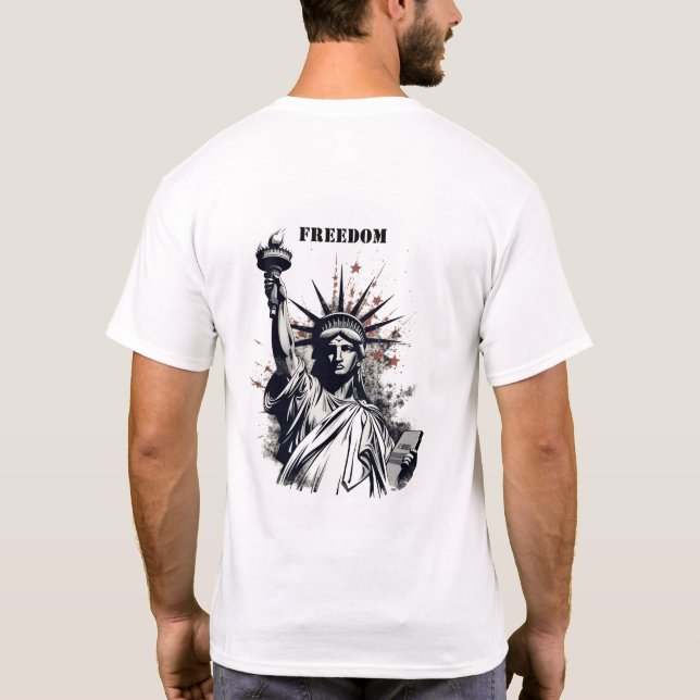 Frihetsgudinnan Freedom T-Shirt (Baksida)