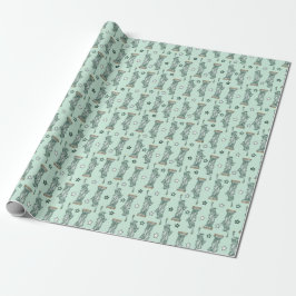 Frihetsgudinnan - Gröna Stjärnor Presentpapper