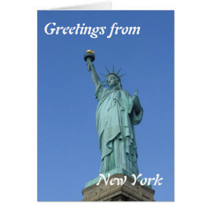 Frihetsgudinnan Hälsningskort