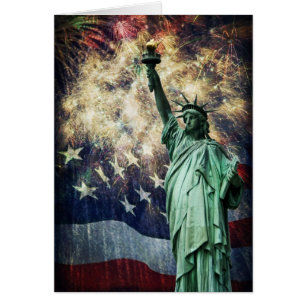 Frihetsgudinnan Hälsningskort