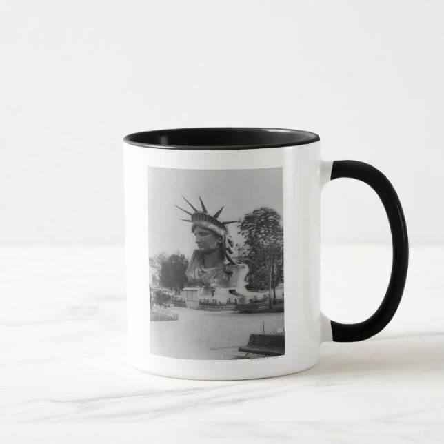Frihetsgudinnan Head - Paris Park Mugg (Höger)