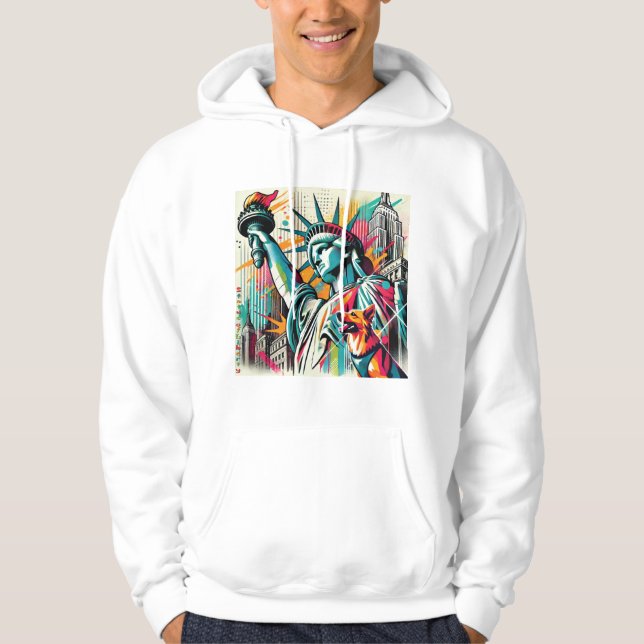 Frihetsgudinnan Hoodie (Framsida)