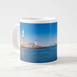 Frihetsgudinnan, Hudson River och Manhattan Jumbo Mugg