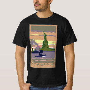Frihetsgudinnan i New York City, Vintage Resa T Shirt