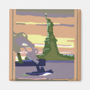 Frihetsgudinnan i New York City, Vintage resor Magnet