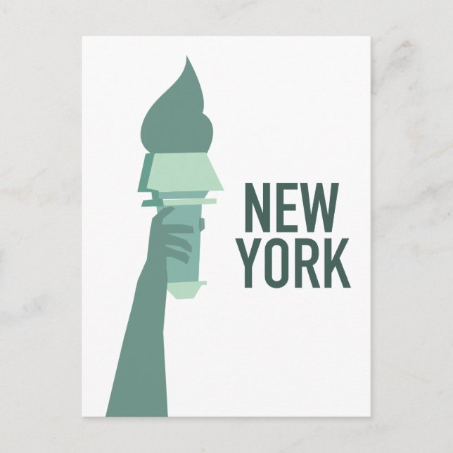 Frihetsgudinnan i New York Vykort (Framsida)