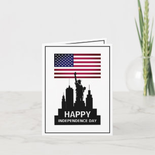 Frihetsgudinnan, Independence day Firande Kort