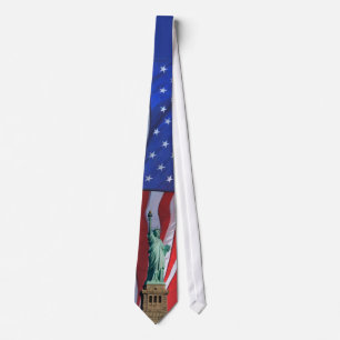 frihetsgudinnan Independence day Firande Tie Slips