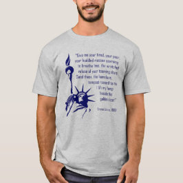 Frihetsgudinnan Inscription T Shirt
