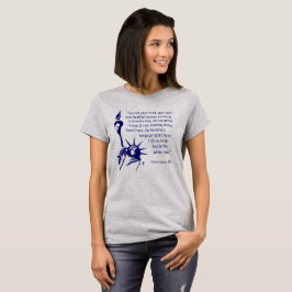 Frihetsgudinnan Inscription Tee Shirt