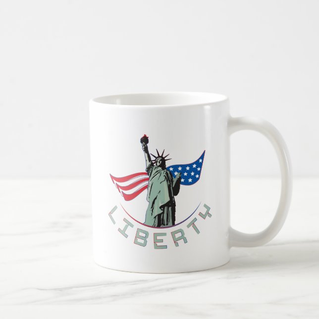 Frihetsgudinnan Kaffemugg (Höger)