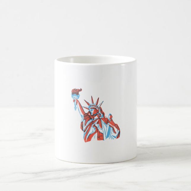Frihetsgudinnan Kaffemugg (Center)