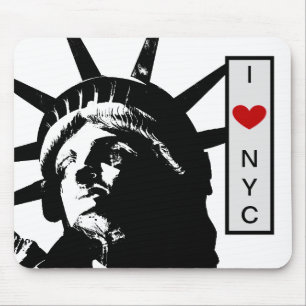 Frihetsgudinnan Kärlek New York City Pop Art Musmatta