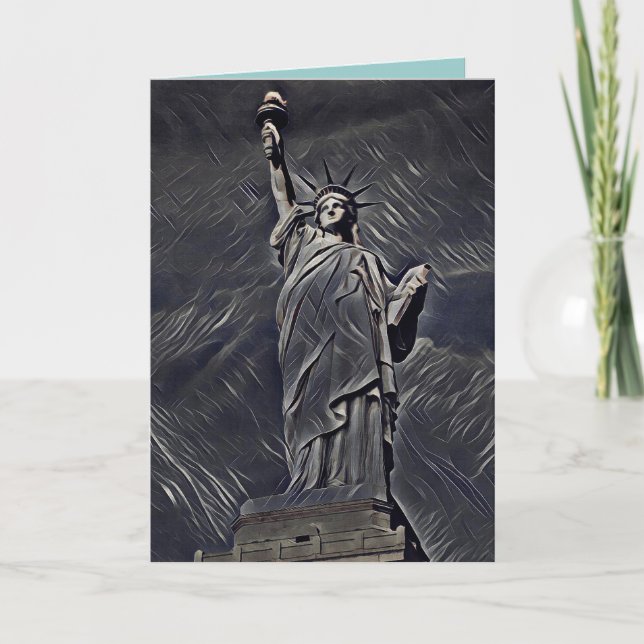 Frihetsgudinnan Kort (Framsida)