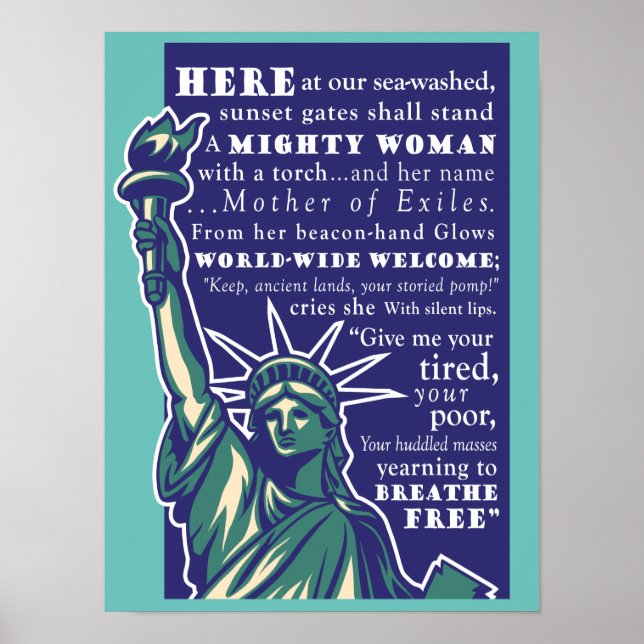 Frihetsgudinnan, Mor av exilfiler - Poster (Framsidan)