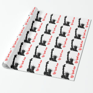 Frihetsgudinnan New Yok City Pop Art Presentpapper