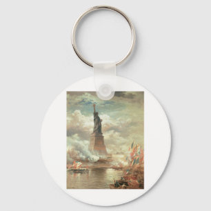 Frihetsgudinnan, New York Circa 1800-talet Nyckelring