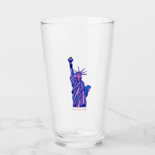 Frihetsgudinnan-New York City-4 juli-4 Glaskopp