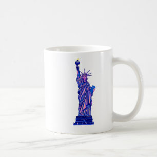 Frihetsgudinnan-New York City-4 juli-4 Kaffemugg