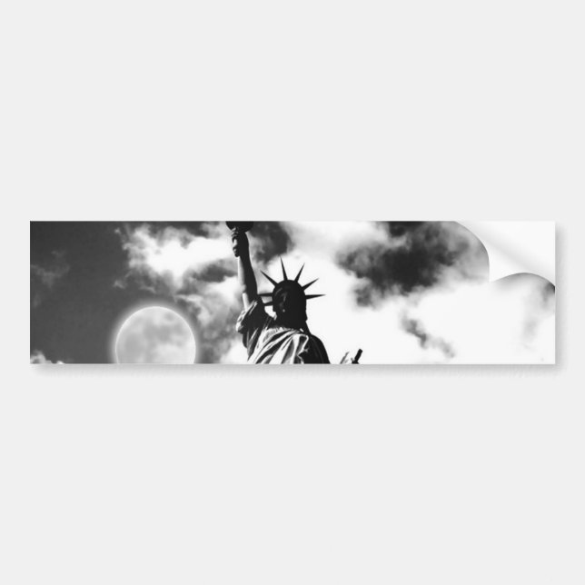 Frihetsgudinnan New York City Bildekal (Framsidan)