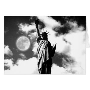 Frihetsgudinnan New York City Hälsningskort