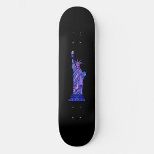Frihetsgudinnan- New York City-Landmark Mini Skateboard Bräda 18,5 Cm