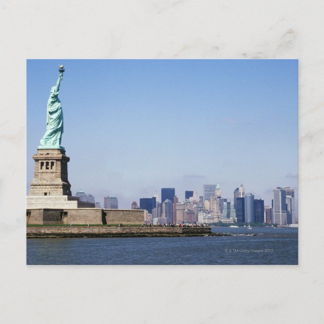 Frihetsgudinnan New York City, New York Vykort (Framsida)