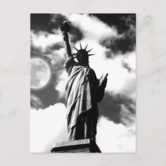 Frihetsgudinnan New York City-postkort Vykort (Framsida)