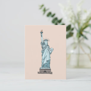 Frihetsgudinnan - New York City - vykort