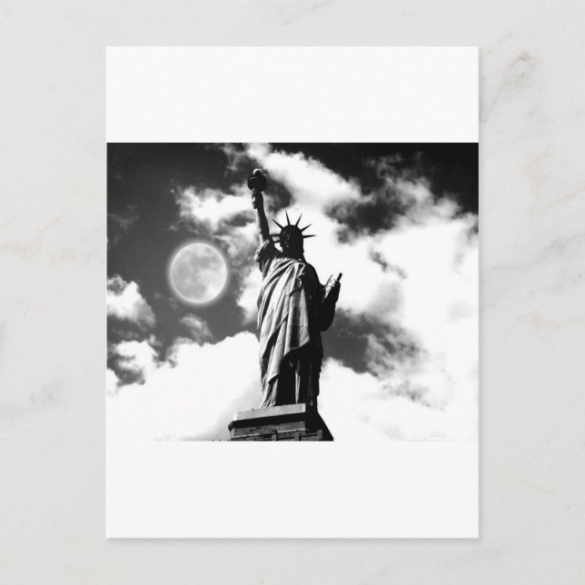 Frihetsgudinnan New York City Vykort (Framsida)