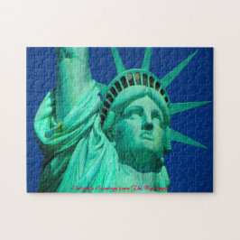 Frihetsgudinnan New York.God jul Pussel