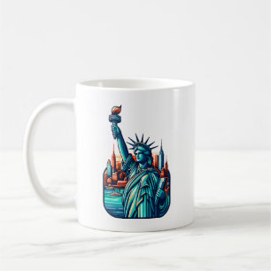 Frihetsgudinnan New York Kaffemugg