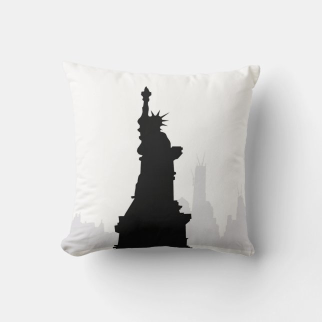 Frihetsgudinnan New York Kudde (Framsida)