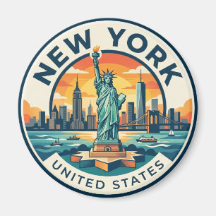 Frihetsgudinnan New York Magnet
