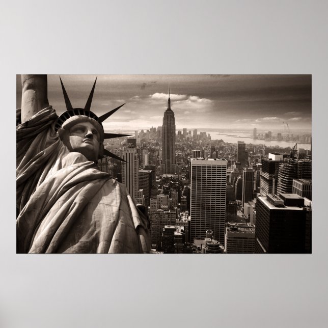 Frihetsgudinnan, New York, poster (Framsidan)