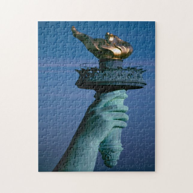 Frihetsgudinnan New York. Pussel (Vertikal)