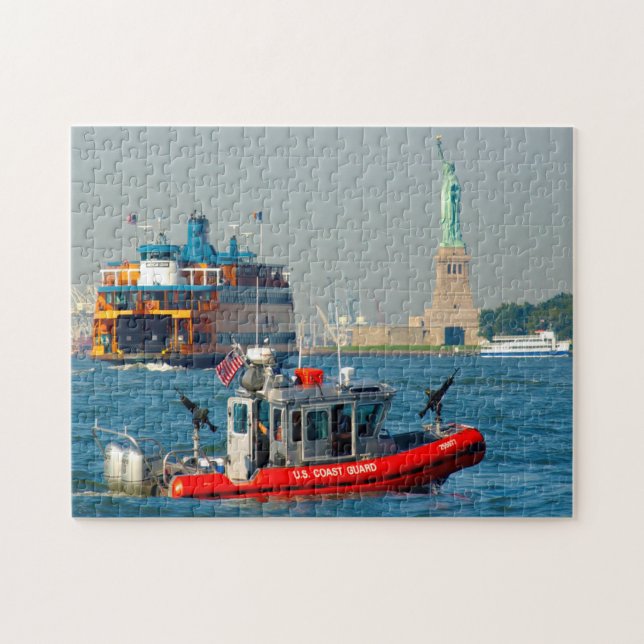 Frihetsgudinnan New York. Pussel (Horisontell)