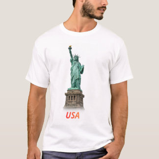 Frihetsgudinnan -new york t-shirt frihet & usa