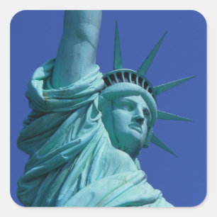 Frihetsgudinnan, New York, USA 8 Fyrkantigt Klistermärke