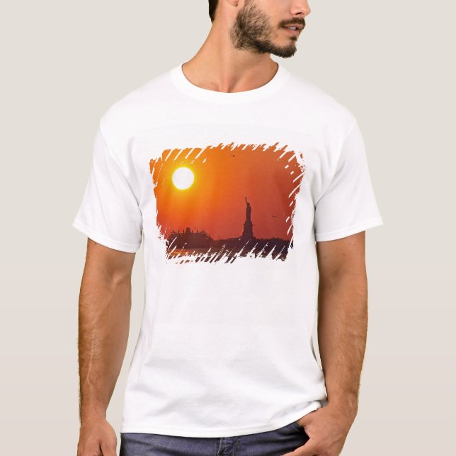 Frihetsgudinnan, New Yorks hamn, NY, USA, Tee (Framsida)