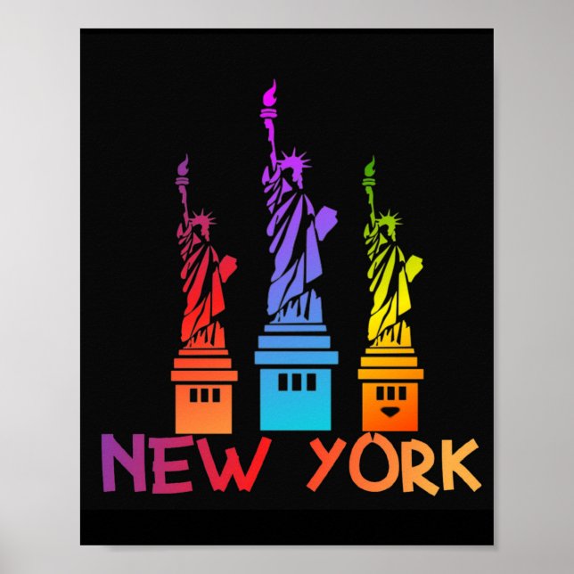 FRIHETSGUDINNAN NEWYORK POSTER (Framsidan)
