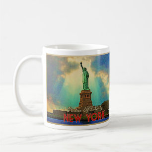 FRIHETSGUDINNAN NYC KAFFEMUGG