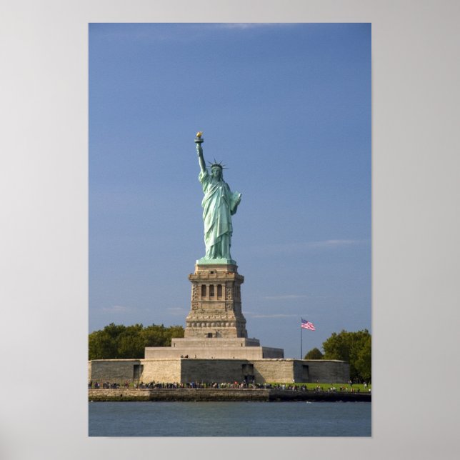 Frihetsgudinnan om Liberty Island i New Poster (Framsidan)