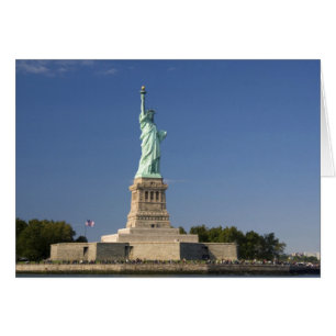 Frihetsgudinnan på Liberty Island i New 2 Hälsningskort