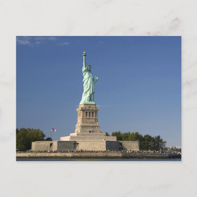 Frihetsgudinnan på Liberty Island i New 2 Vykort (Framsida)