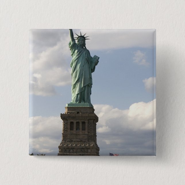 Frihetsgudinnan på Liberty Island i New Knapp (Framsida)