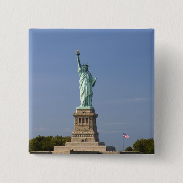 Frihetsgudinnan på Liberty Island i New Knapp (Framsida)