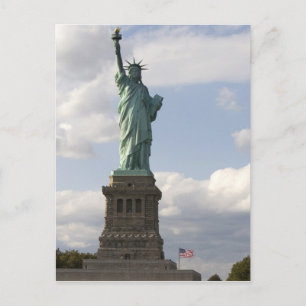 Frihetsgudinnan på Liberty Island i New Vykort