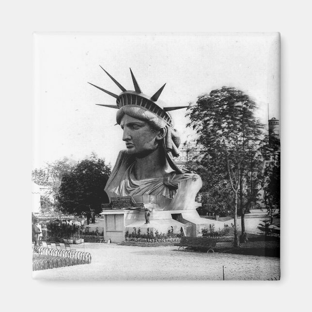 Frihetsgudinnan Paris Frankrike Magnet (Framsidan)