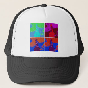 Frihetsgudinnan Pop Art Stil Keps